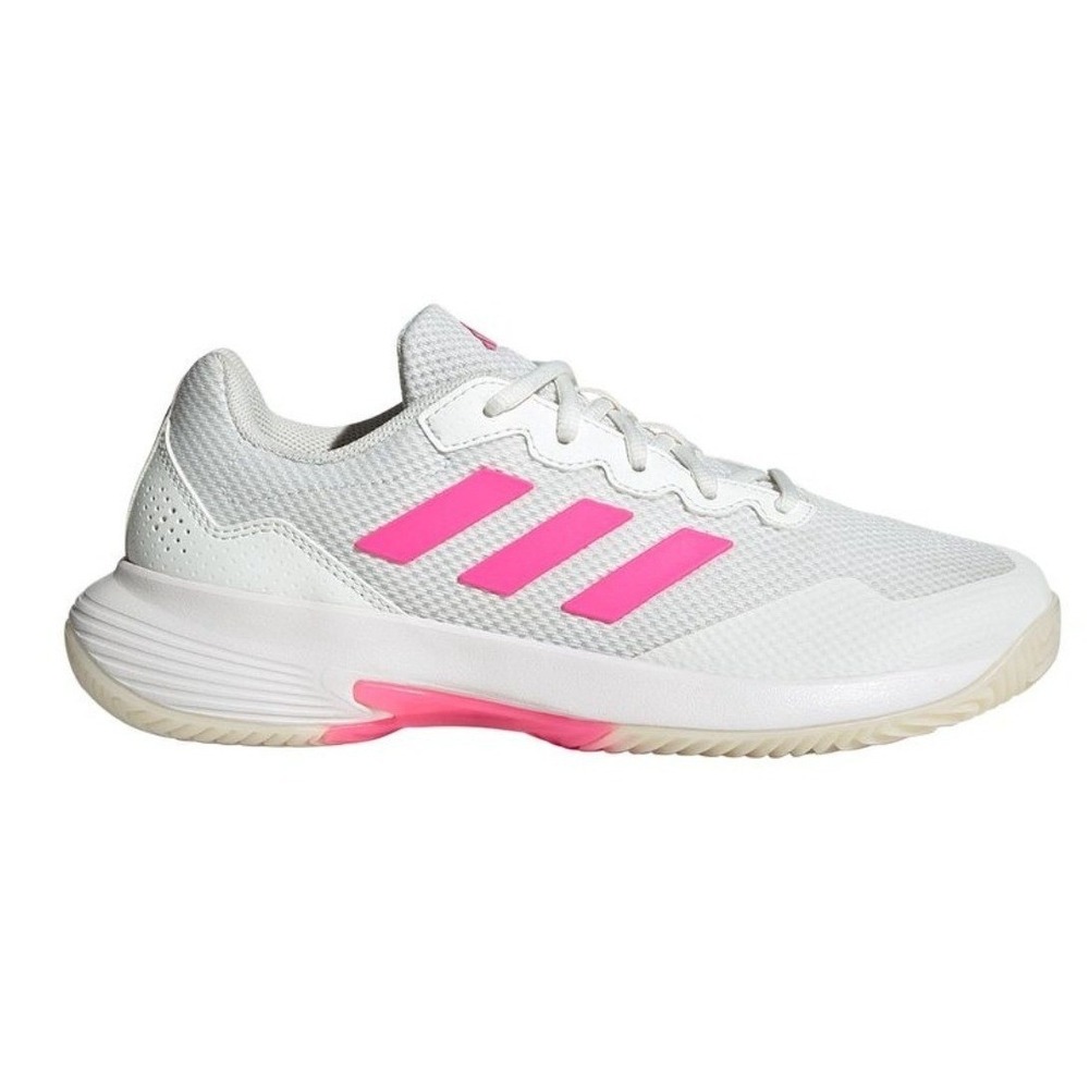 Adidas Gamecourt 2 Womens Tennis Shoes White Pink JP7723 Size 8.5 NEW